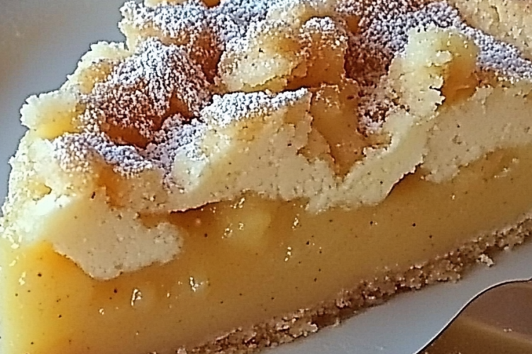 Apfelmus Vanillepudding Kuchen