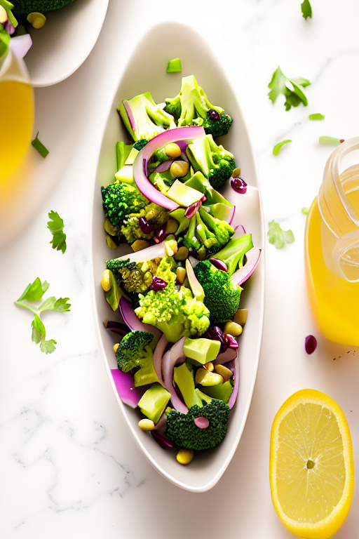 Broccoli Salad Recipe final dish beautifully presented and ready to serve