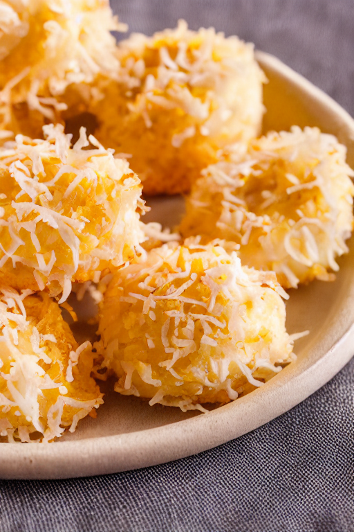 Chewy Coconut Macaroons final dish beautifully presented and ready to serve