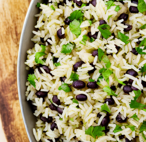 Cilantro Lime Black Bean Rice