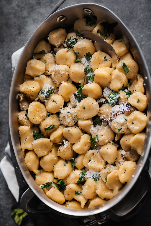 Creamy Sausage Gnocchi ingredients organized and measured on kitchen counter