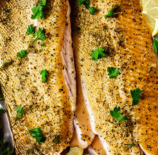 Garlic Lemon Butter Trout