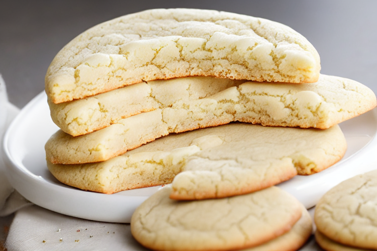Gluten-Free Sugar Cookies ingredients organized and measured on kitchen counter