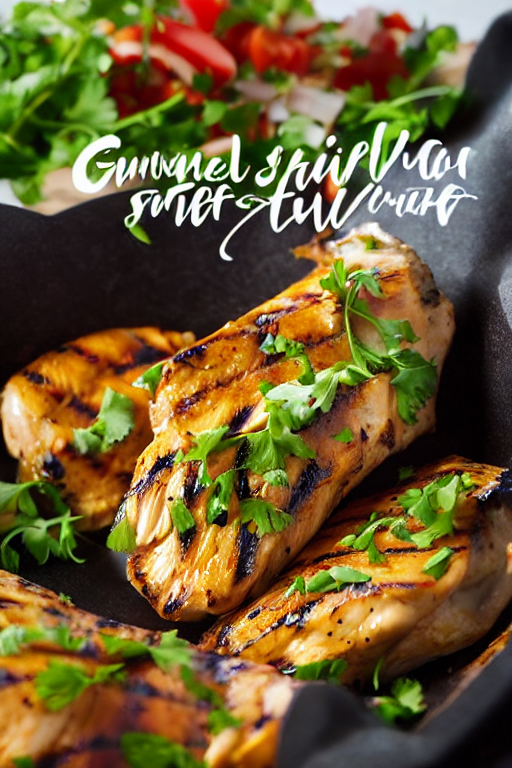 Grilled Santa Fe Chicken ingredients organized and measured on kitchen counter