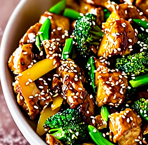 Honey Sesame Chicken Stir Fry