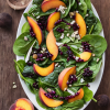 Peach Spinach Salad