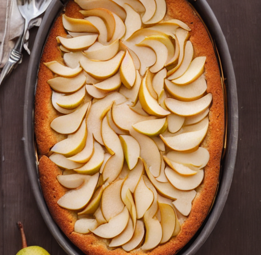 Pear Almond Cake
