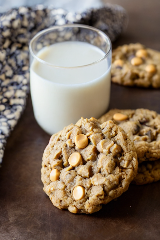 Reese's Peanut Butter Oatmeal Cookies final dish beautifully presented and ready to serve