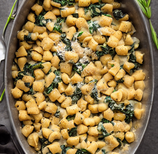 Spinach Mushroom Gnocchi
