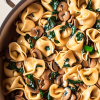 Spinach Mushroom Tortellini