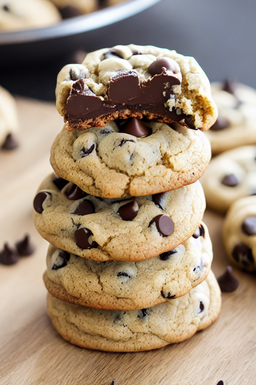 gluten-free chocolate chip cookies final dish beautifully presented and ready to serve