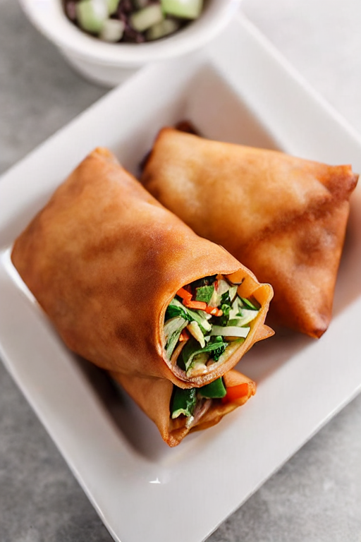 homemade GF eggrolls slice on plate showing perfect texture and swirl pattern