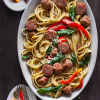 pasta with sausage and peppers