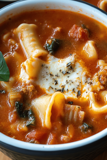 7-Layer Lasagna Soup