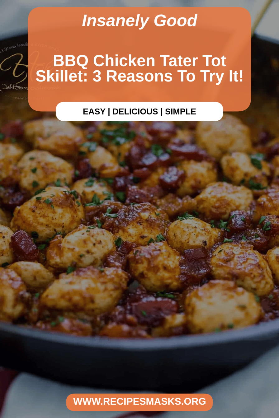 BBQ chicken skillet final dish beautifully presented and ready to serve