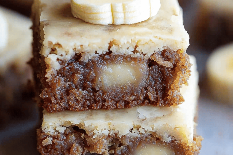 Banana bread brownies