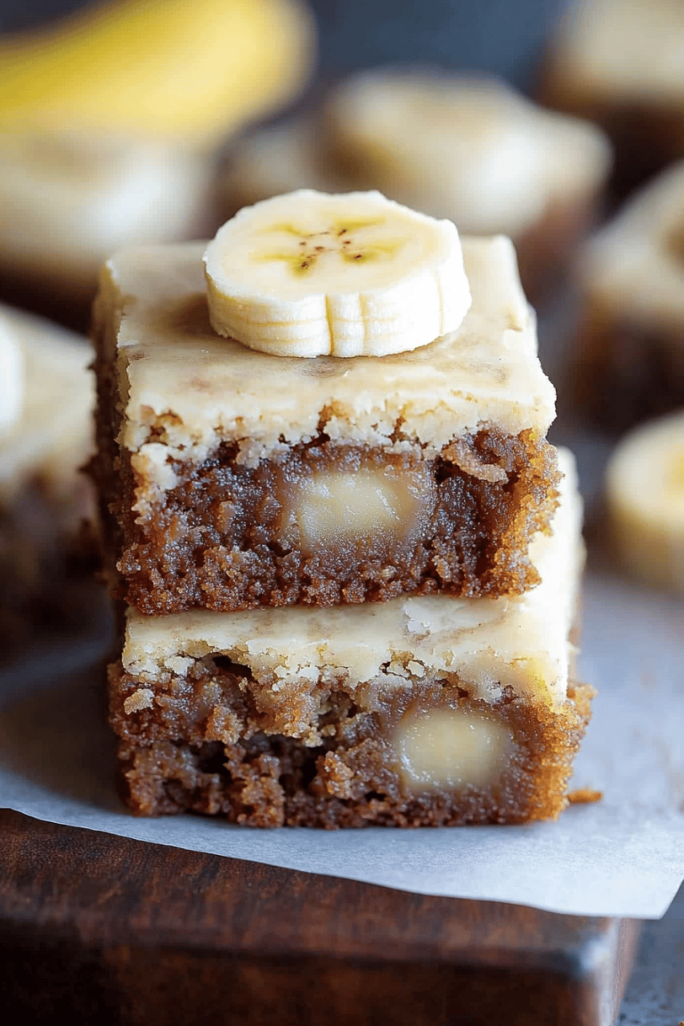 Banana bread brownies