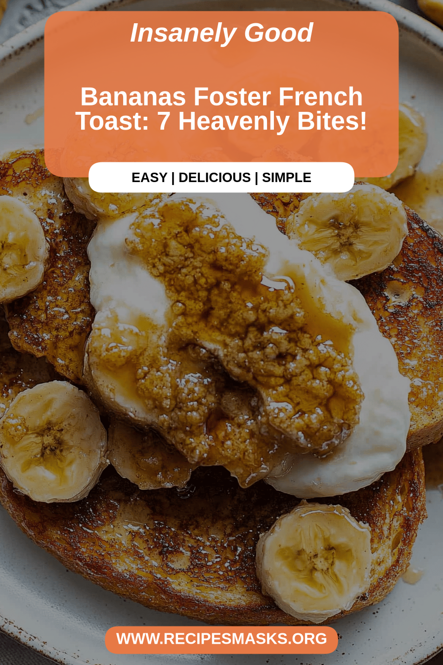 Bananas Foster French Toast final dish beautifully presented and ready to serve