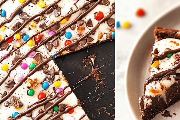Brownie pizza