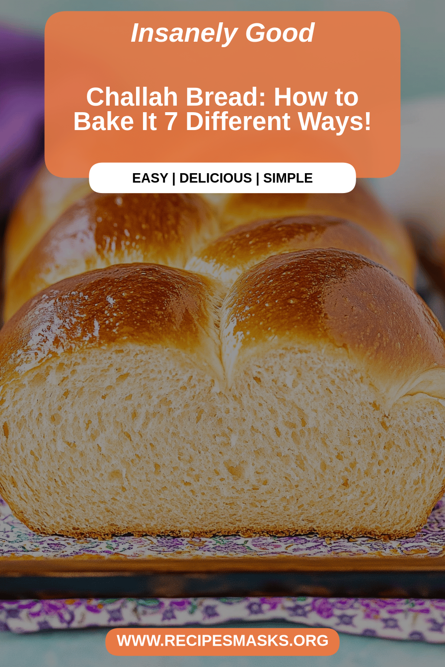 Challah bread final dish beautifully presented and ready to serve