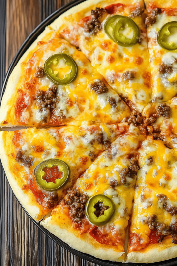 Cheeseburger Pizza Recipe