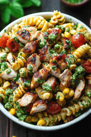 Chicken Corn Pasta Salad
