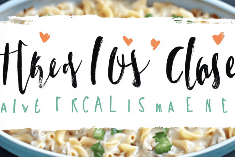 Chicken Noodle Casserole