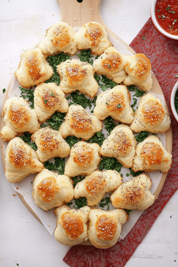 Christmas tree bread