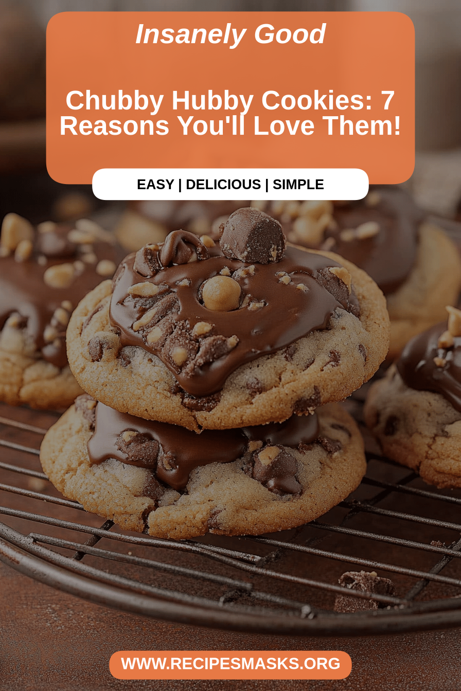 Chubby Hubby Cookies final dish beautifully presented and ready to serve