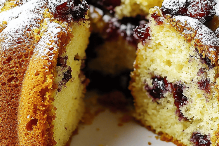 Cranberry Apple Buttermilk Cake