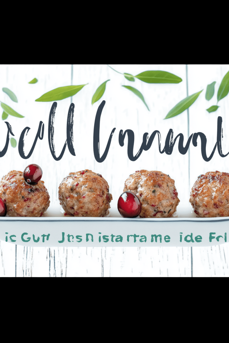 Cranberry Meatballs