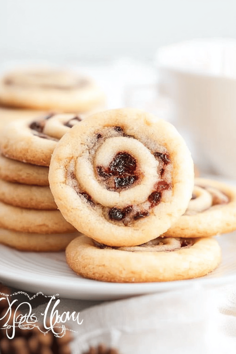 Cranberry orange cookies slice on plate showing perfect texture and swirl pattern