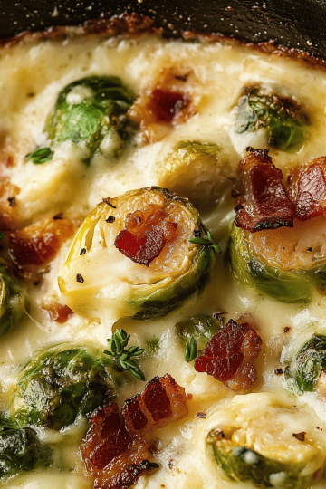 Creamy Brussels Sprouts Bacon Recipe