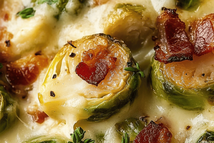 Creamy Brussels Sprouts Bacon Recipe
