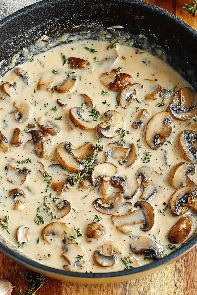 Creamy Mushroom Sauce