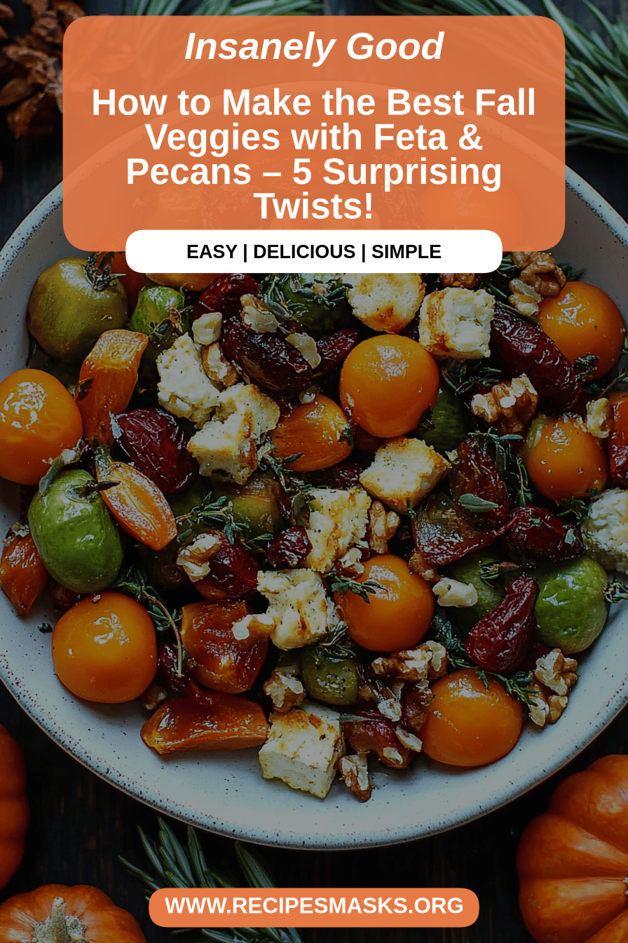 Fall Veggies Recipe final dish beautifully presented and ready to serve