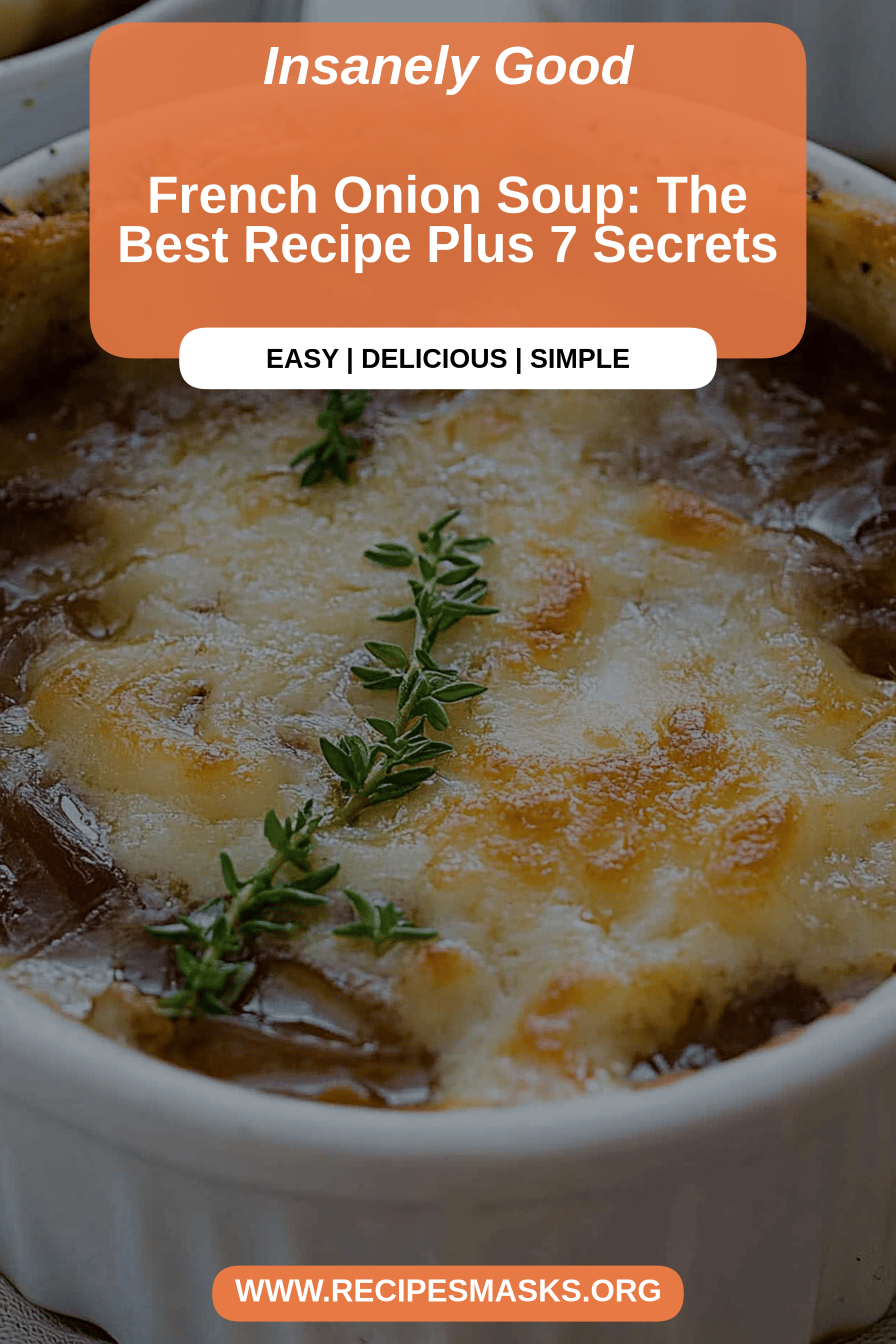 French onion soup final dish beautifully presented and ready to serve