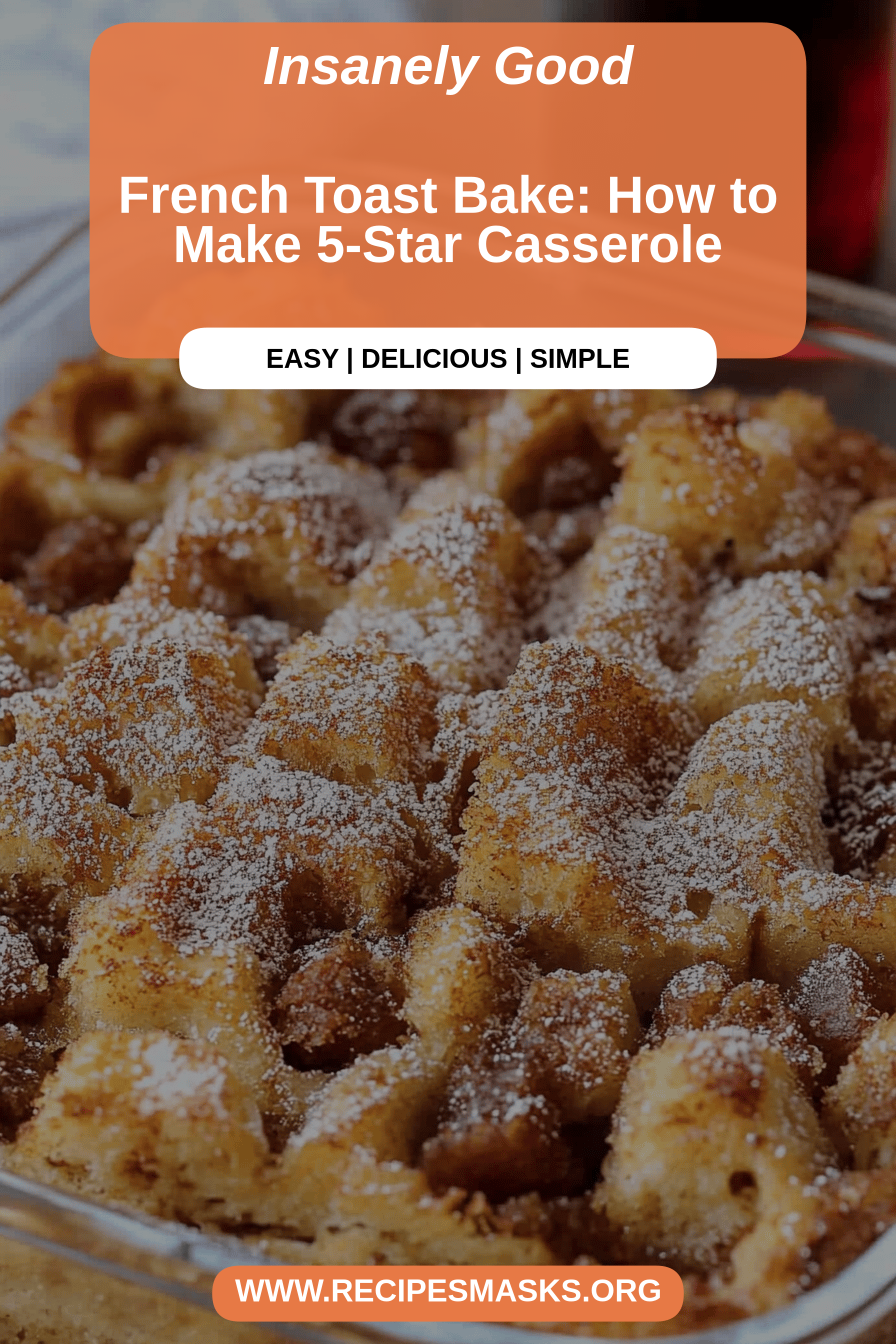 French toast bake final dish beautifully presented and ready to serve