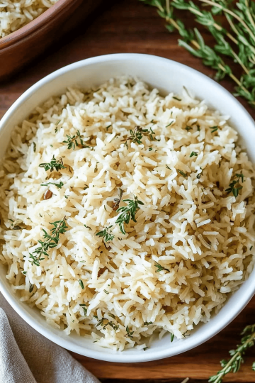 Garlic Herb Rice Pilaf