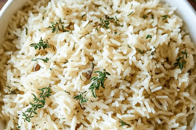 Garlic Herb Rice Pilaf