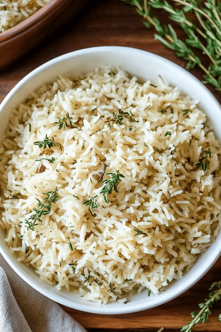 Garlic Herb Rice Pilaf