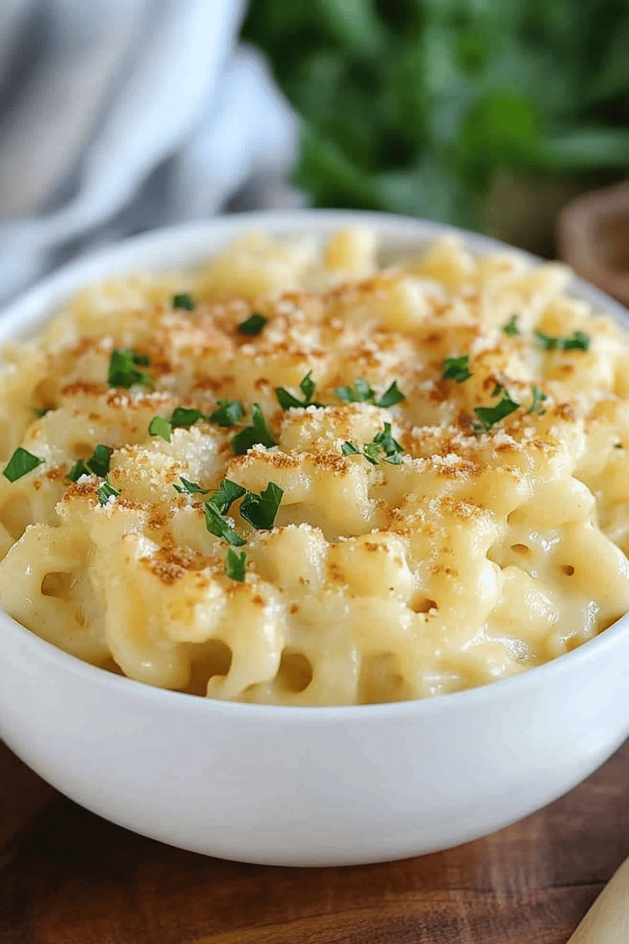 Guinness Mac and Cheese ingredients organized and measured on kitchen counter
