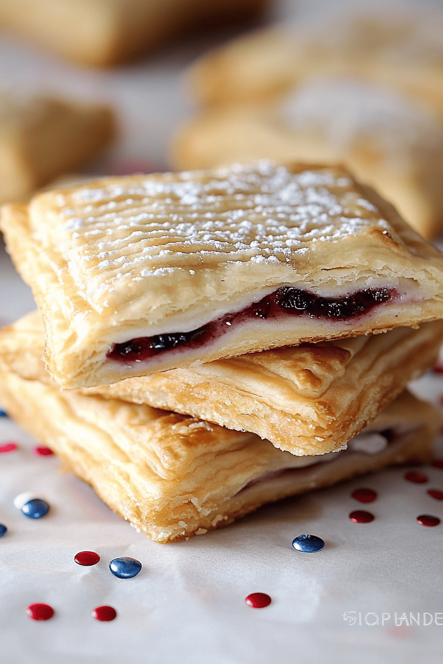 Homemade Pop Tarts ingredients organized and measured on kitchen counter