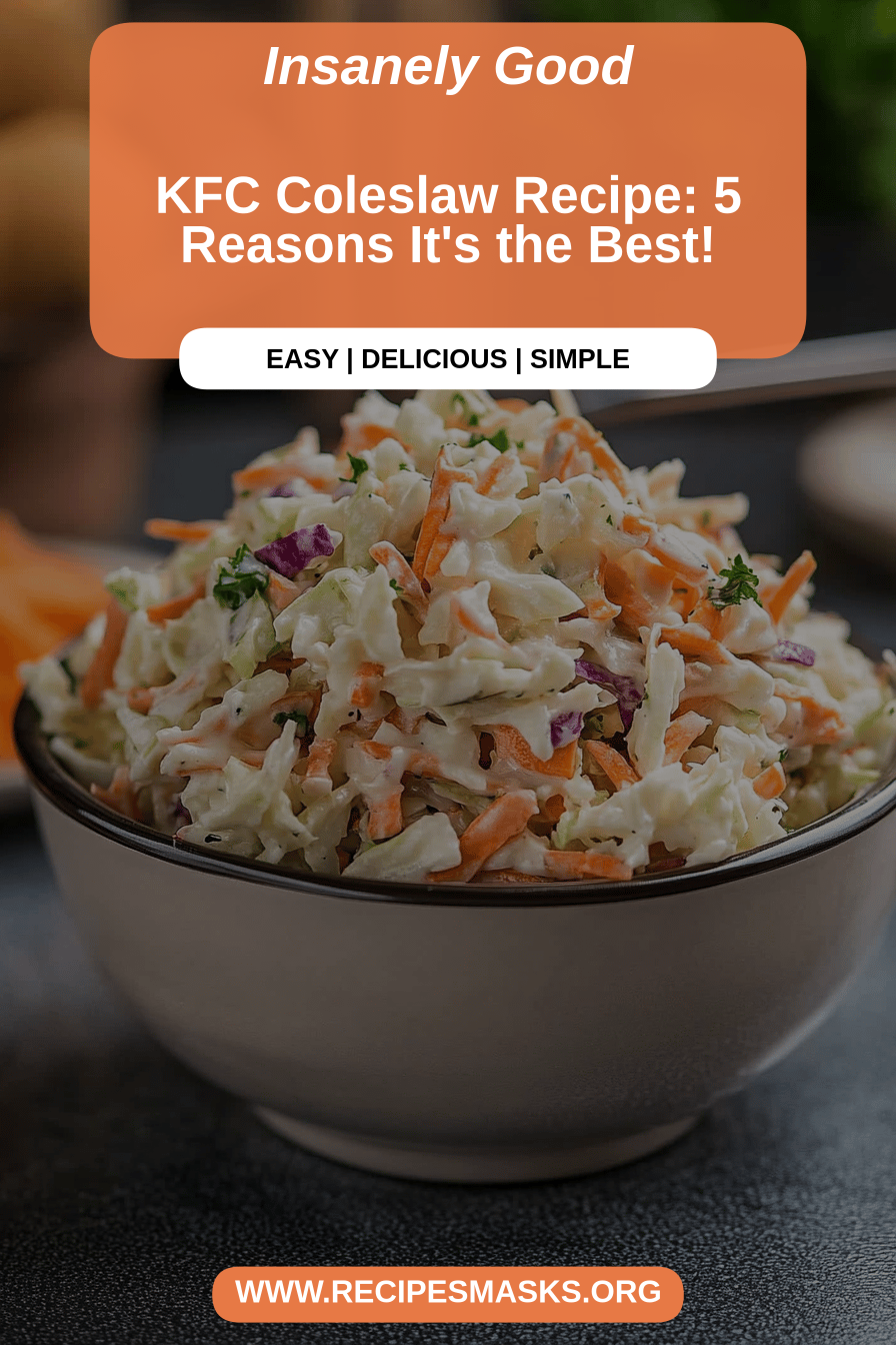 KFC coleslaw recipe final dish beautifully presented and ready to serve