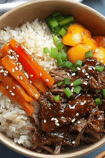Korean beef bowl