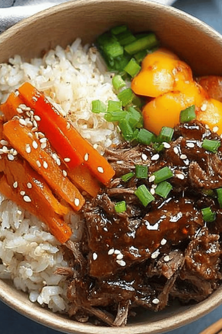 Korean beef bowl