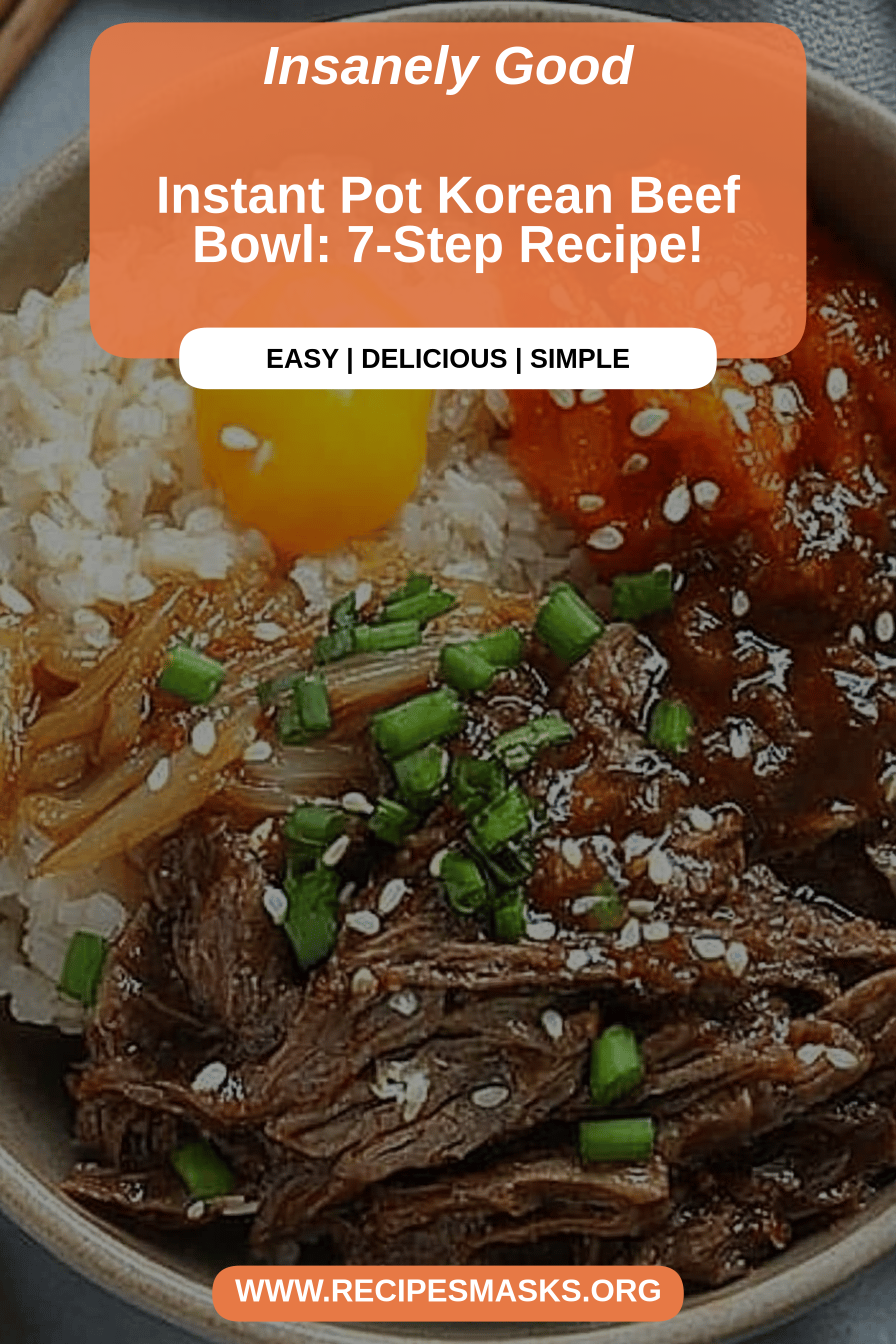 Korean beef bowl final dish beautifully presented and ready to serve