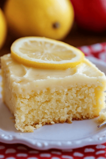 Lemon Sheet Cake