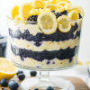 Lemon blueberry trifle