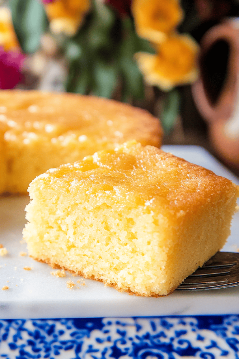 Lemon drizzle cake